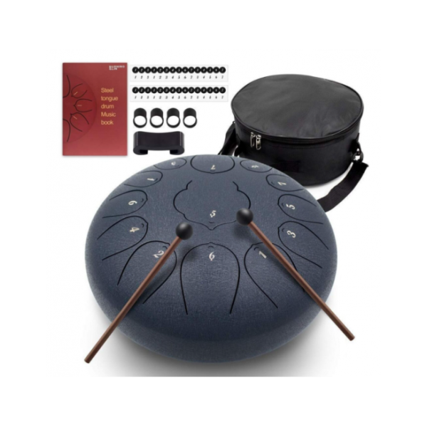 Tambor de Lengua de Acero de 12 pulgadas y 13 Tonos