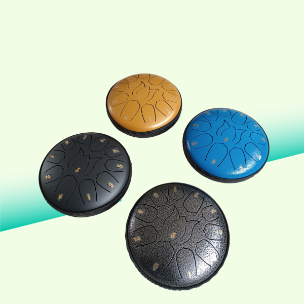 Tambor de Lengua de Acero 6"Pulgadas 11 Tonos